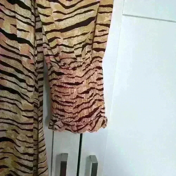 Nwt  Faithful The Brand Ira Animal Print Square Neck Mini Dress - Picture 4 of 4